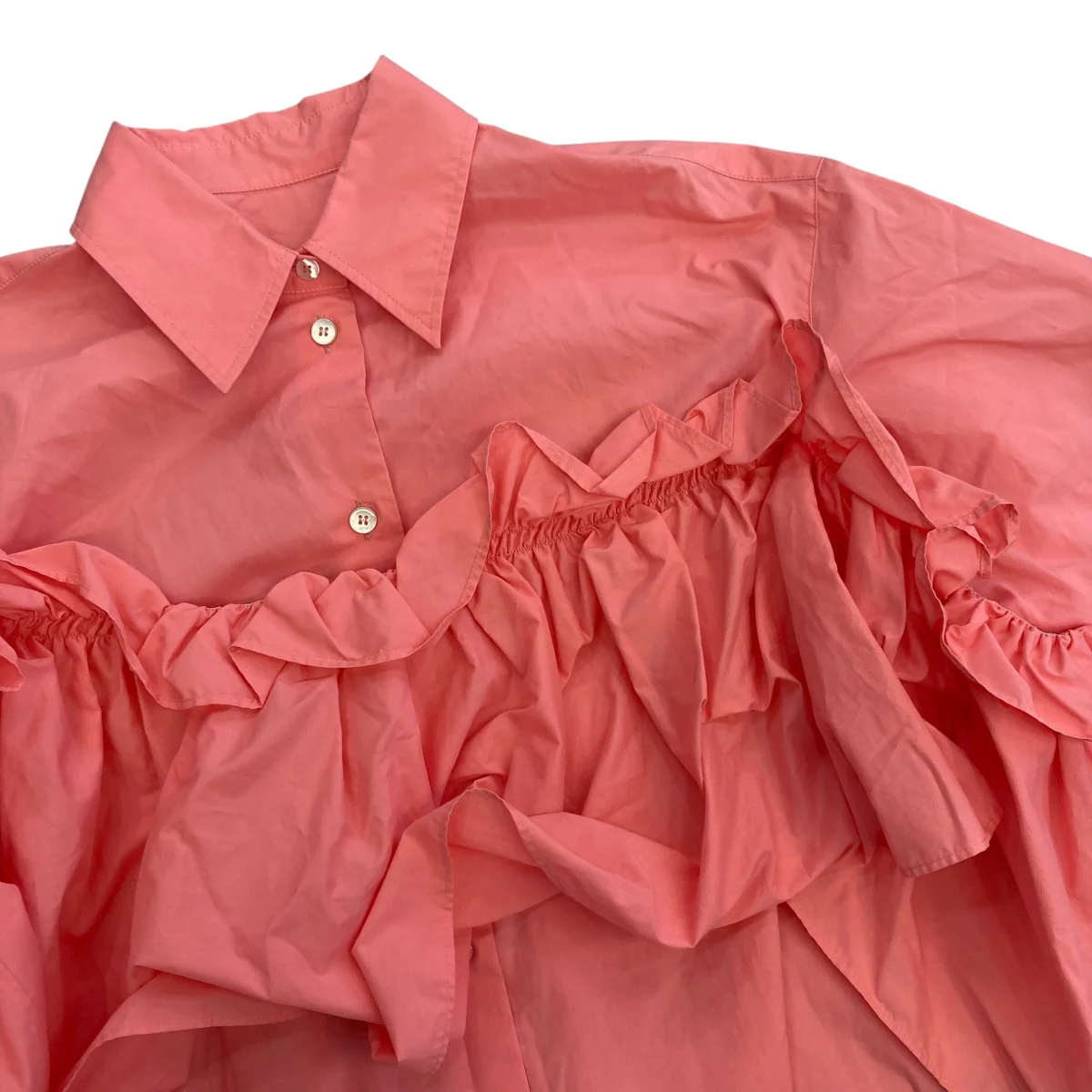 20SSCAMICIA RUFFLE PANELブラウスS32CU0126 S47294 - Image 3