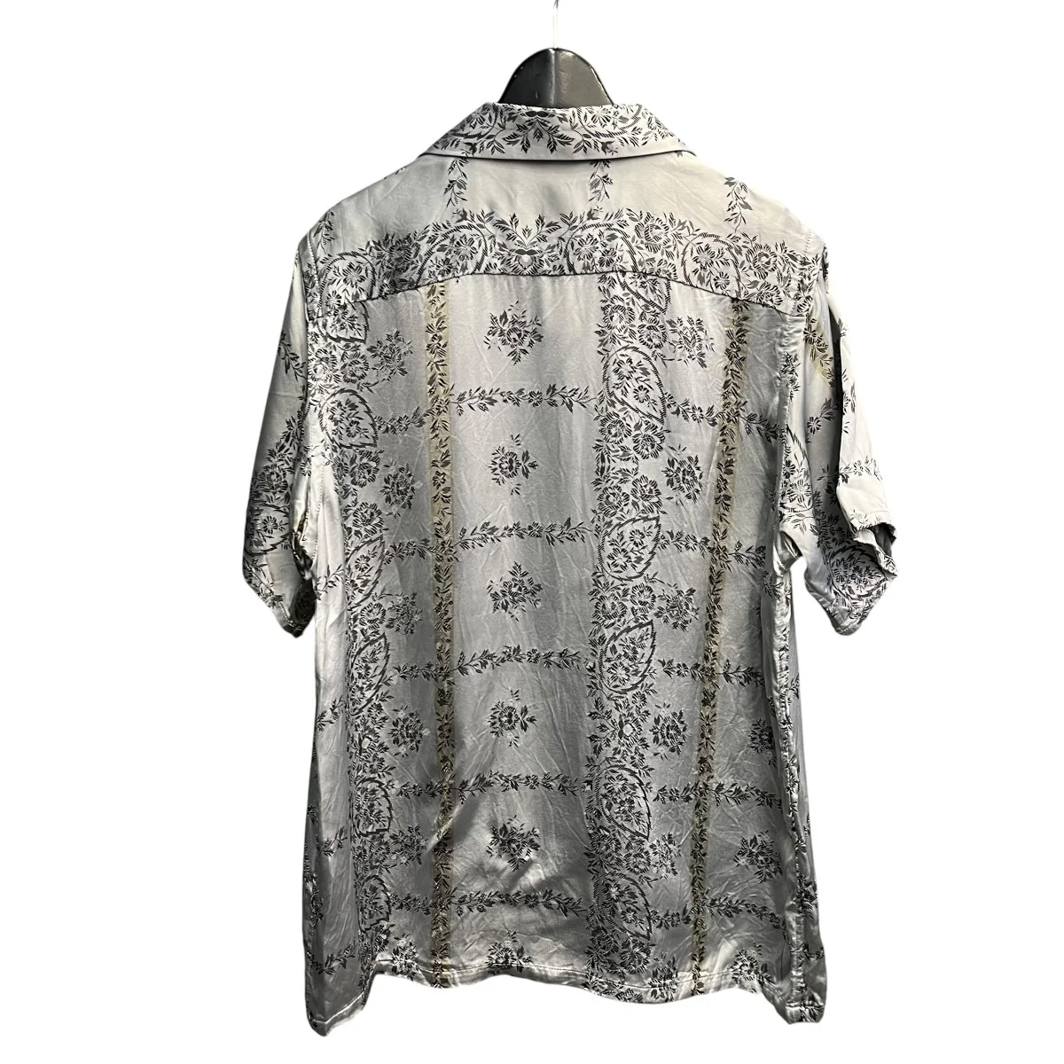 Cupra Sateen Flower Short-Sleeve Classic Shirt半袖シャツMR143 - Image 2