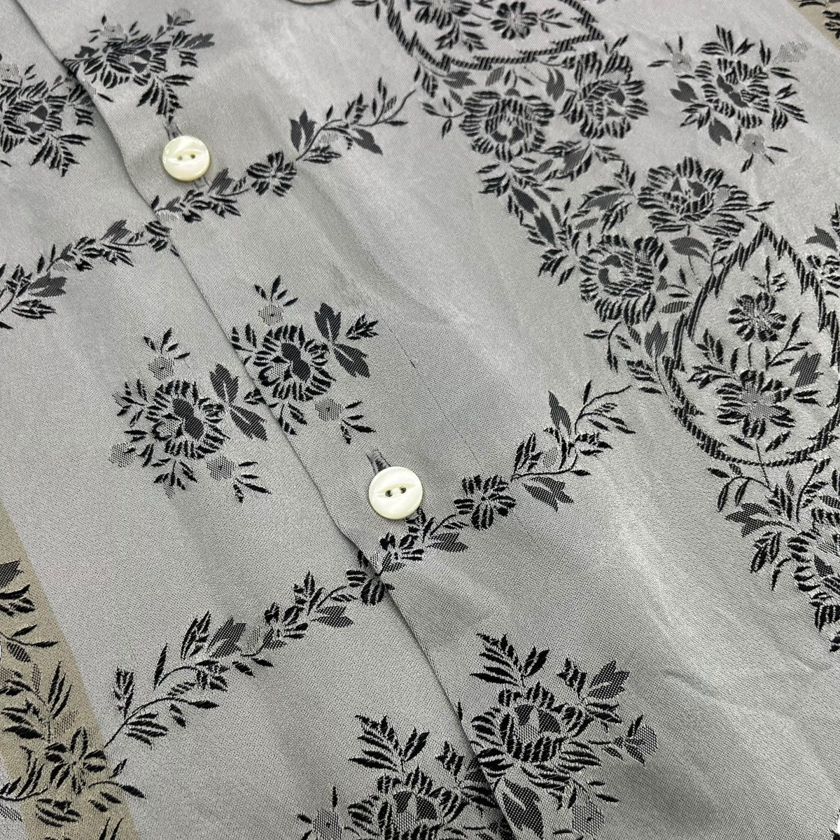 Cupra Sateen Flower Short-Sleeve Classic Shirt半袖シャツMR143 - Image 8