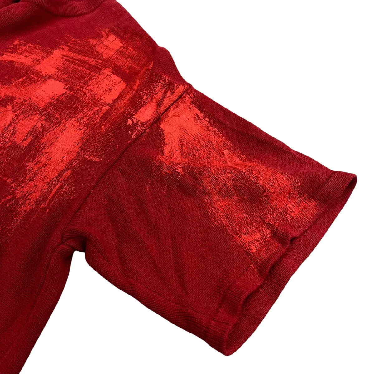 PAINTED BIG SWEATER半袖ニットMRC-KN-U01 - Image 4