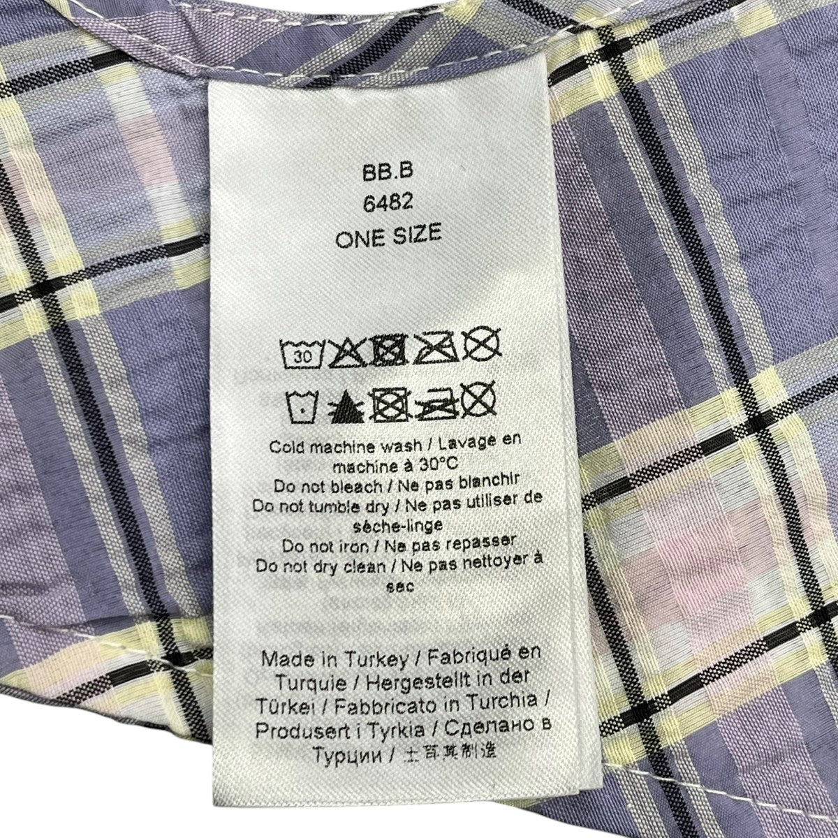 Checked collar付け襟A4335 - Image 3