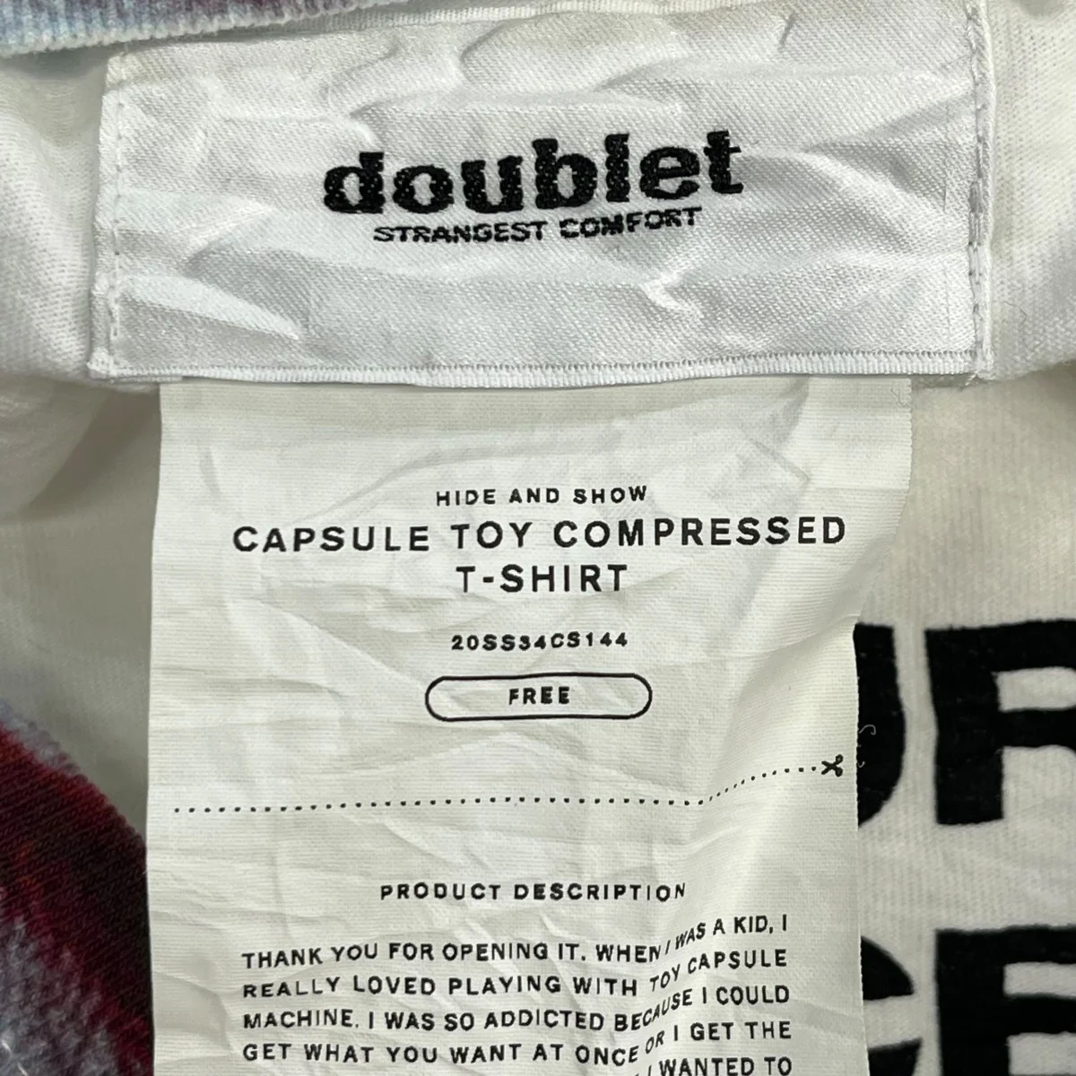 CAPSULETOY COMPRESSED T-SHIRT半袖カットソー20SS34CS144 - Image 6