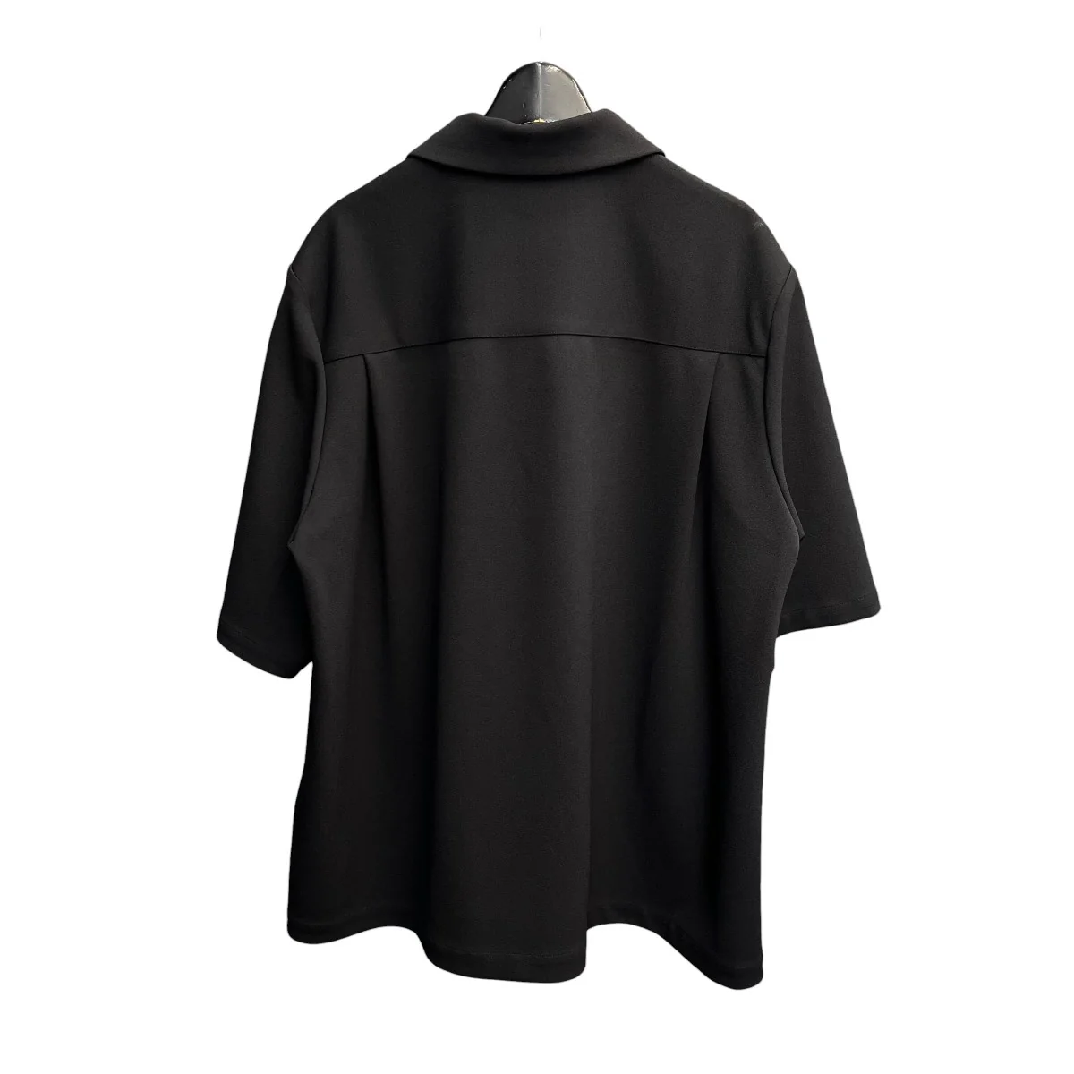 24SSStretch Georgette ZIp Up Polo Shirtハーフジップ半袖シャツ24-SS-049 - Image 2