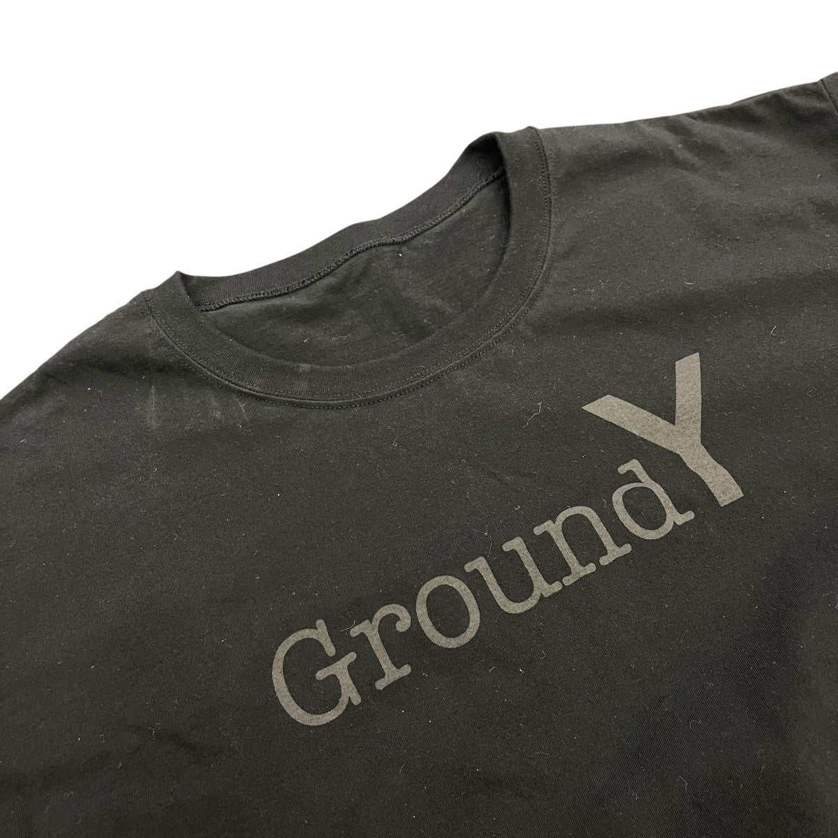 BLACK Ground Y LOGO GRAPHIC PRINT STANDARD T-SHIRTTシャツGO-T63-041 - Image 3