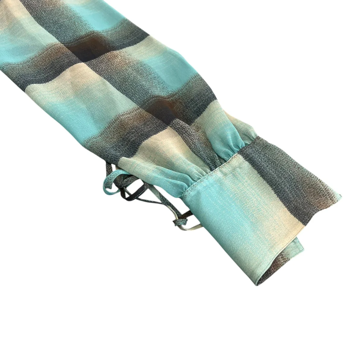 SHEER OMBRE PLAID ONE-PIECEシャツワンピース2441000514 - Image 4