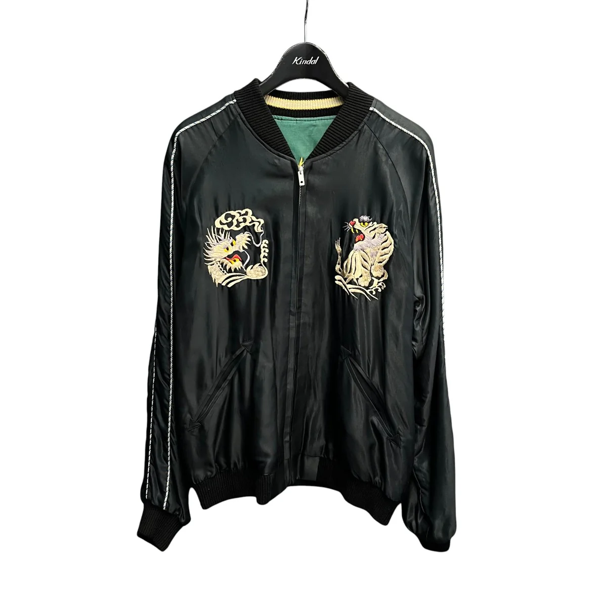 Early 1950s Style Acetate Souvenir Jacket “WHITE DRAGON” × “LANDSCAPE”リバーシブルスカジャンTT15390