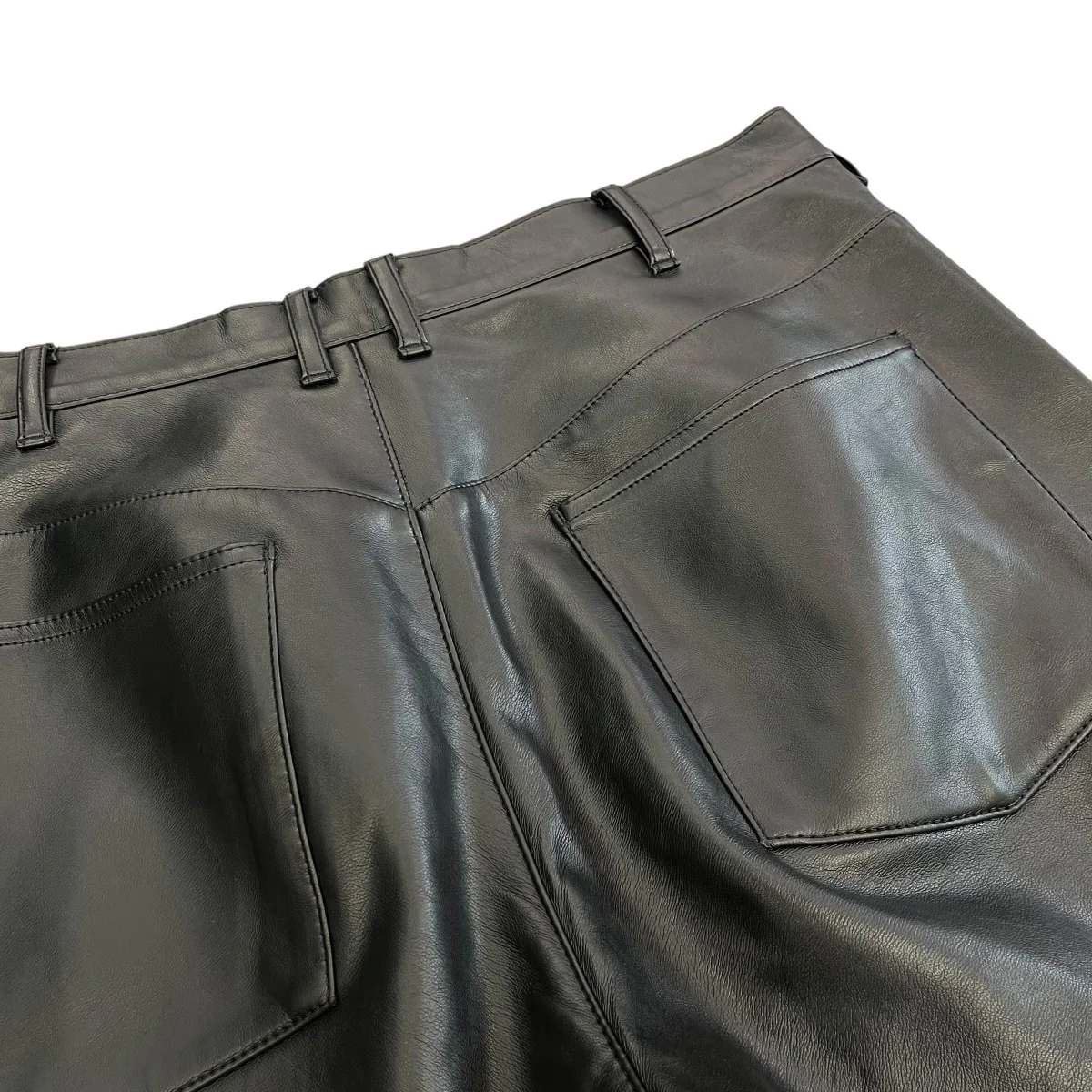 Synthetic Leather Pantsフェイクレザーパンツ2302 P58 M203 - Image 4