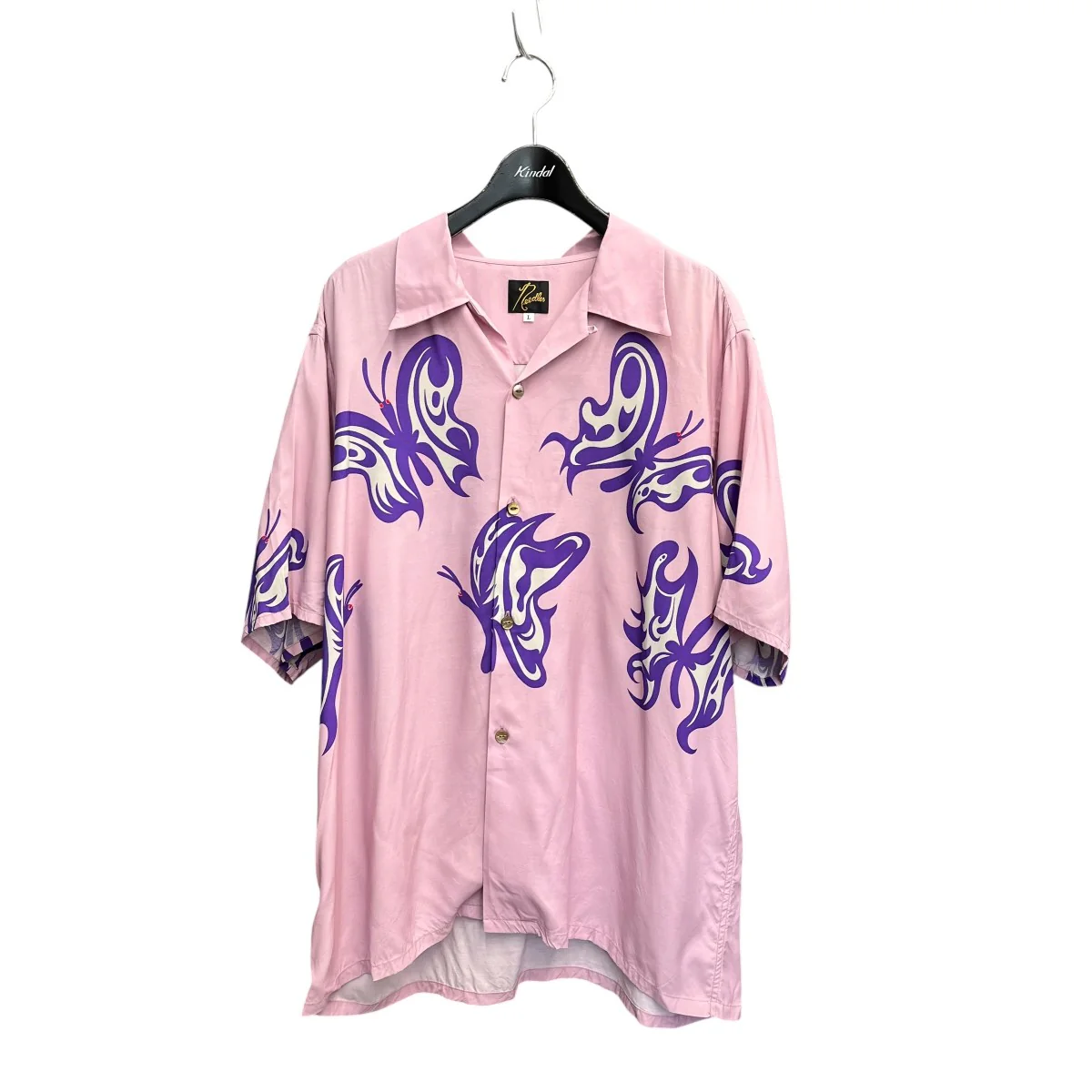 x Kae Tanaka S S One-Up Shirt - KT Papillon半袖シャツQV432