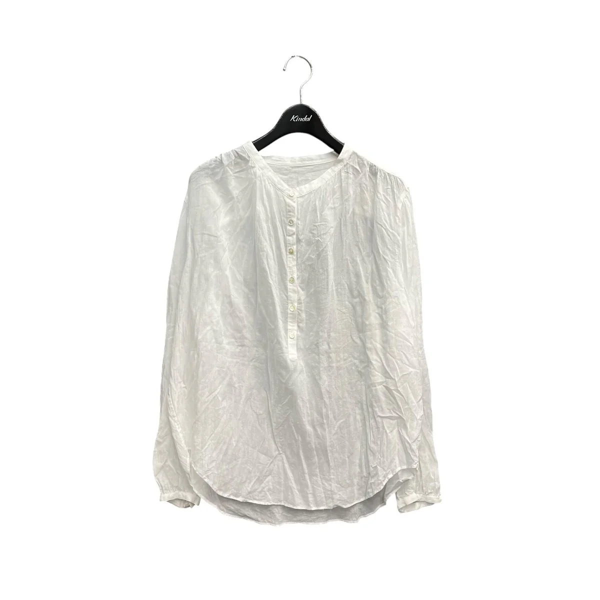 25SSAiry Band Collar シャツノーカラーシャツ25050922106020