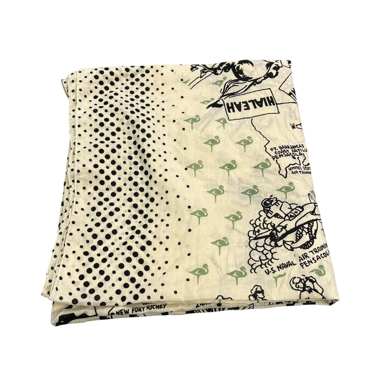 COTTON VOILE Map Scarf コットンバンダナ ビッグスカーフ