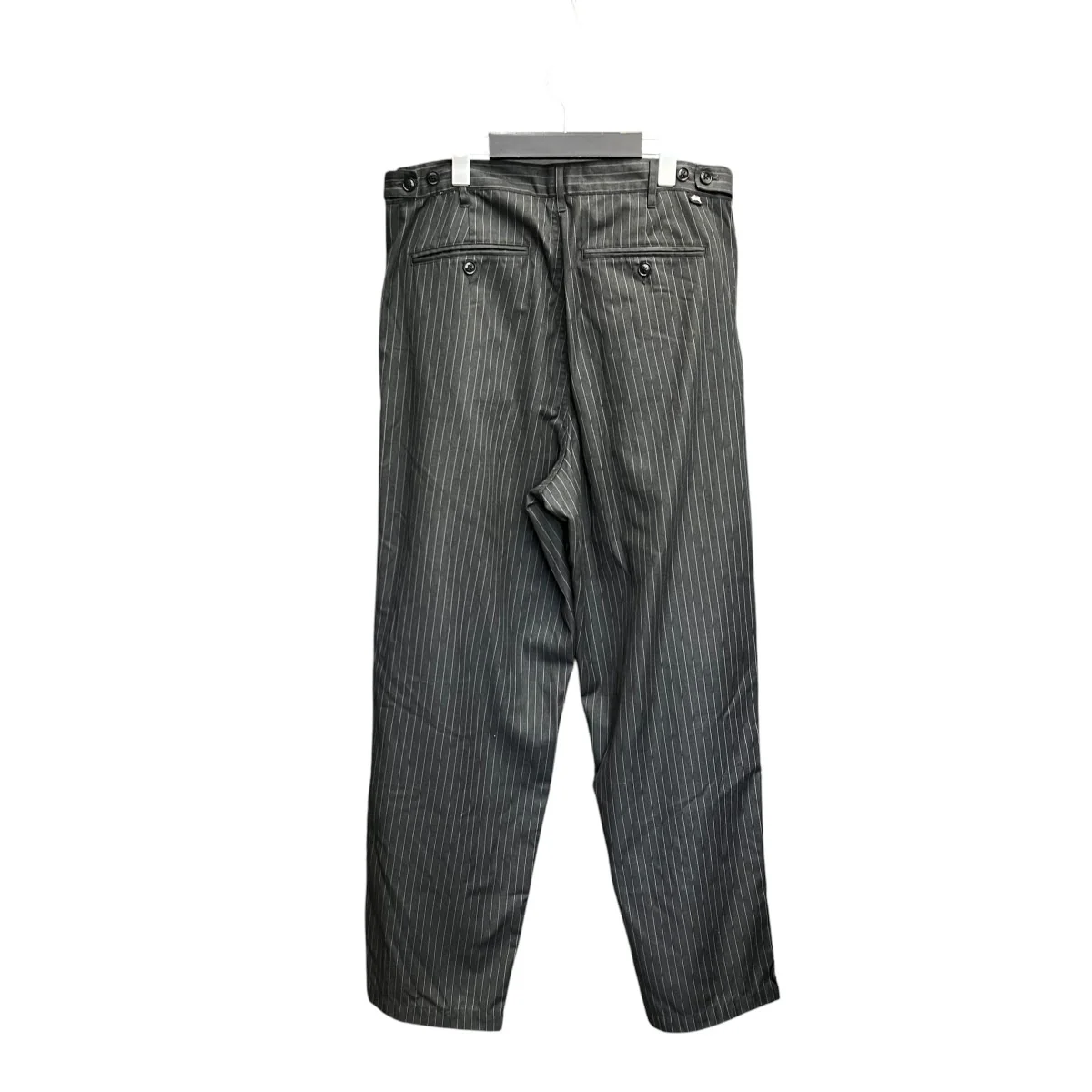 STRIPED VOLUME PLEATED TROUSERスラックス116623 - Image 2