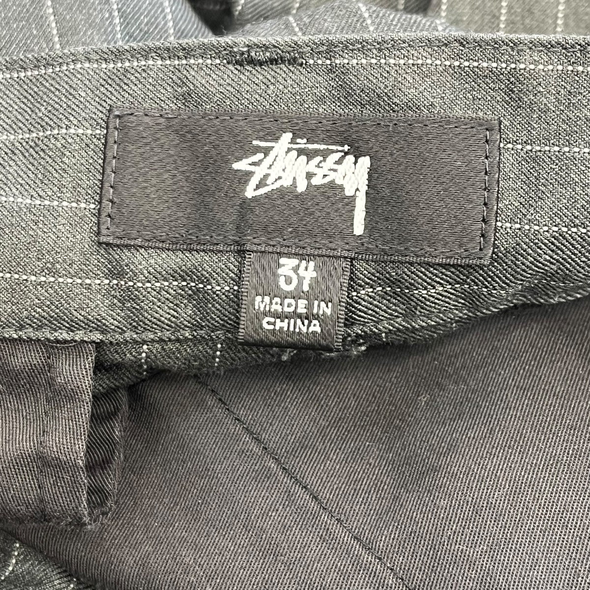 STRIPED VOLUME PLEATED TROUSERスラックス116623 - Image 6