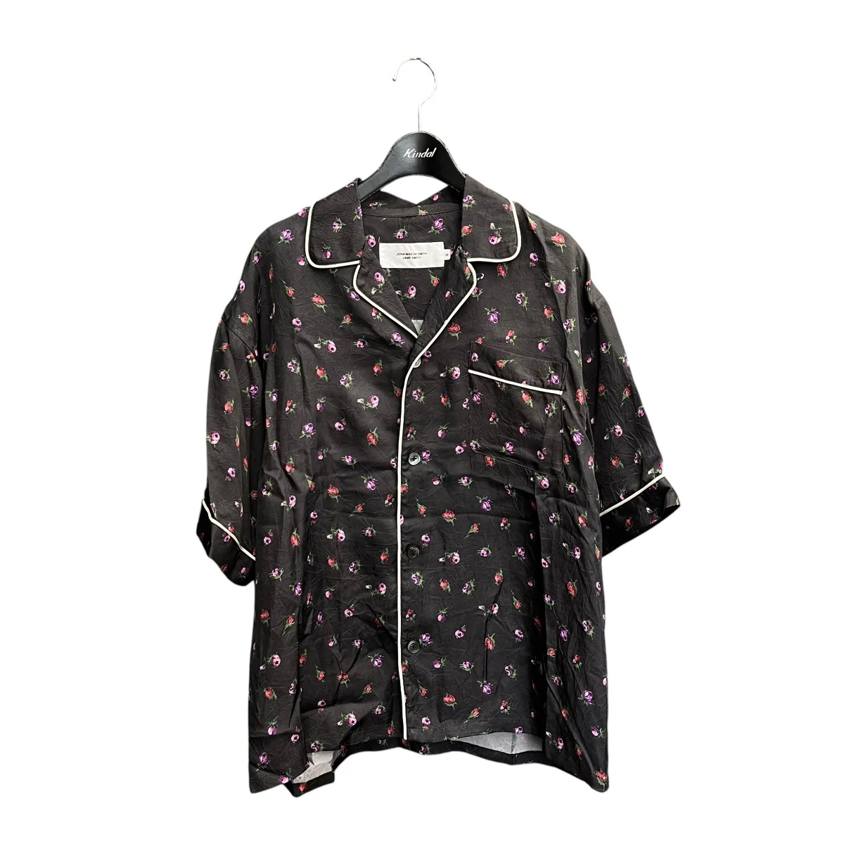 25SSCUPRO FLOWER PRINT PIPING OPEN COLLAR SHIRTS半袖シャツ25SSH-#808L