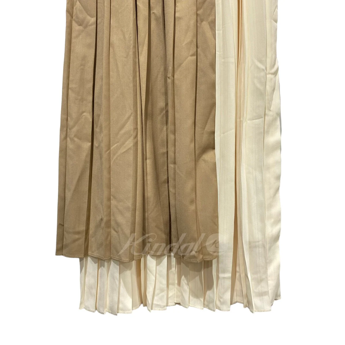 BI COLOR PLEATS SKIRT プリーツスカート - Image 4