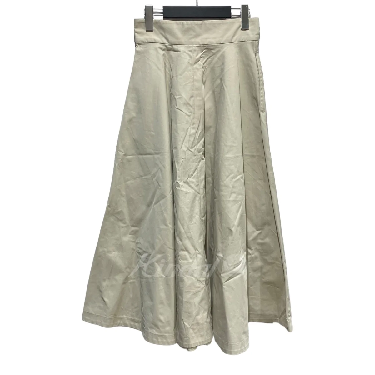 CHAMBRAY CIRCULAR SKIRT - Image 2