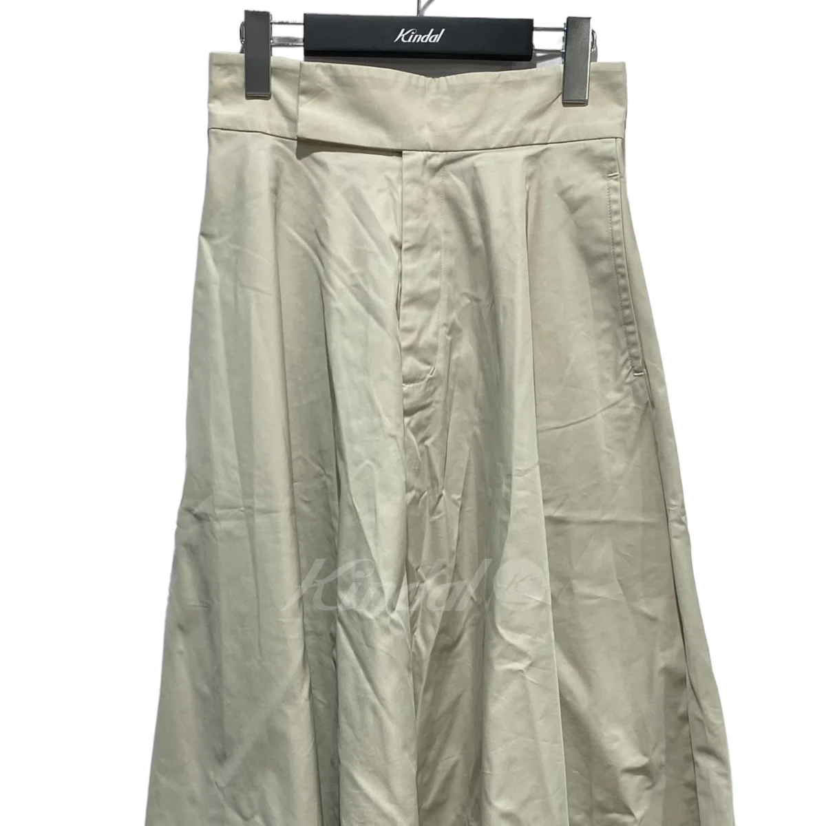 CHAMBRAY CIRCULAR SKIRT - Image 3