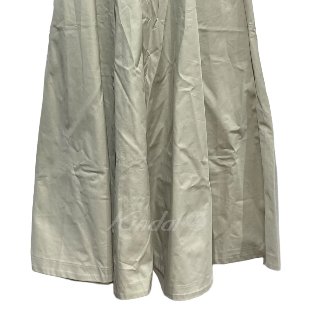 CHAMBRAY CIRCULAR SKIRT - Image 4