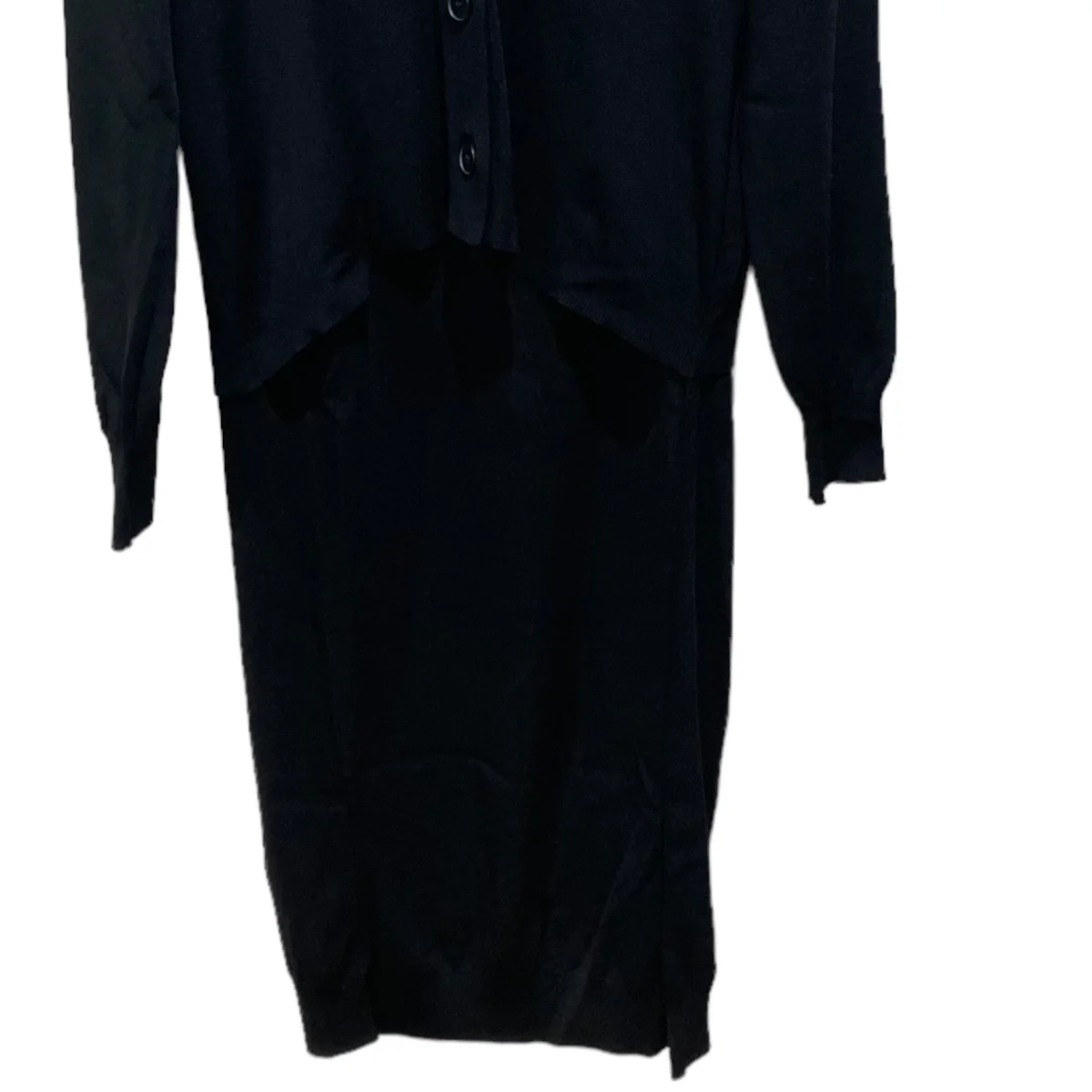 460EAS70-0010 Back long knit CDロングニットカーディガン - Image 4