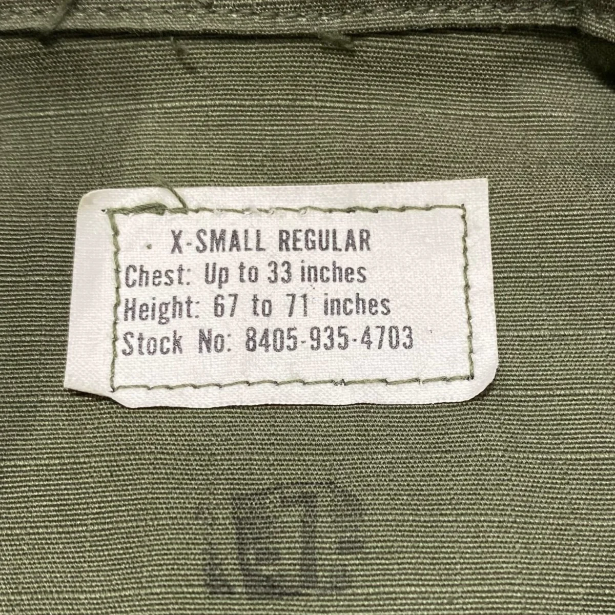 69年製ungle Fatigue Jacket 4th100-69-C-1363 - Image 5