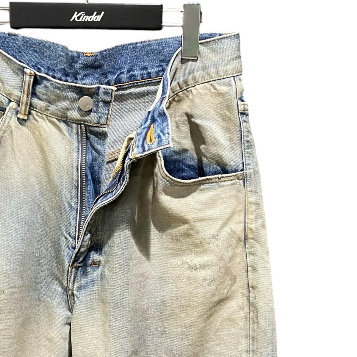 USED STRAIGHT 5P DENIM PANTSANC-PT82 - Image 3