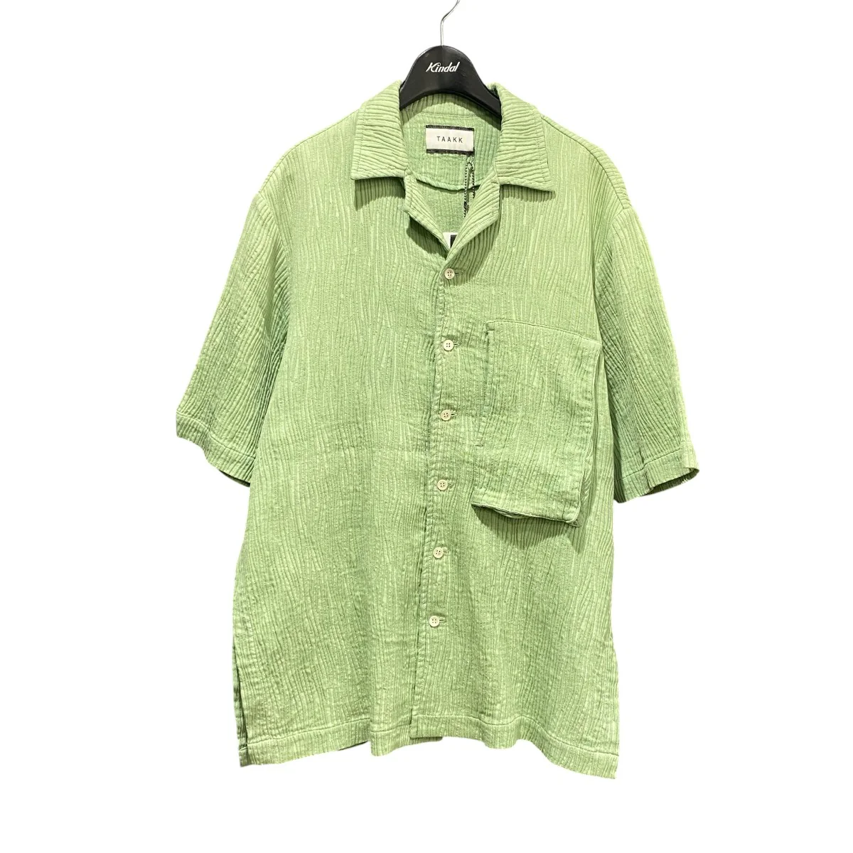 半袖シャツTA23SS-SH011 CREPE OPEN COLLAR SHIRTS