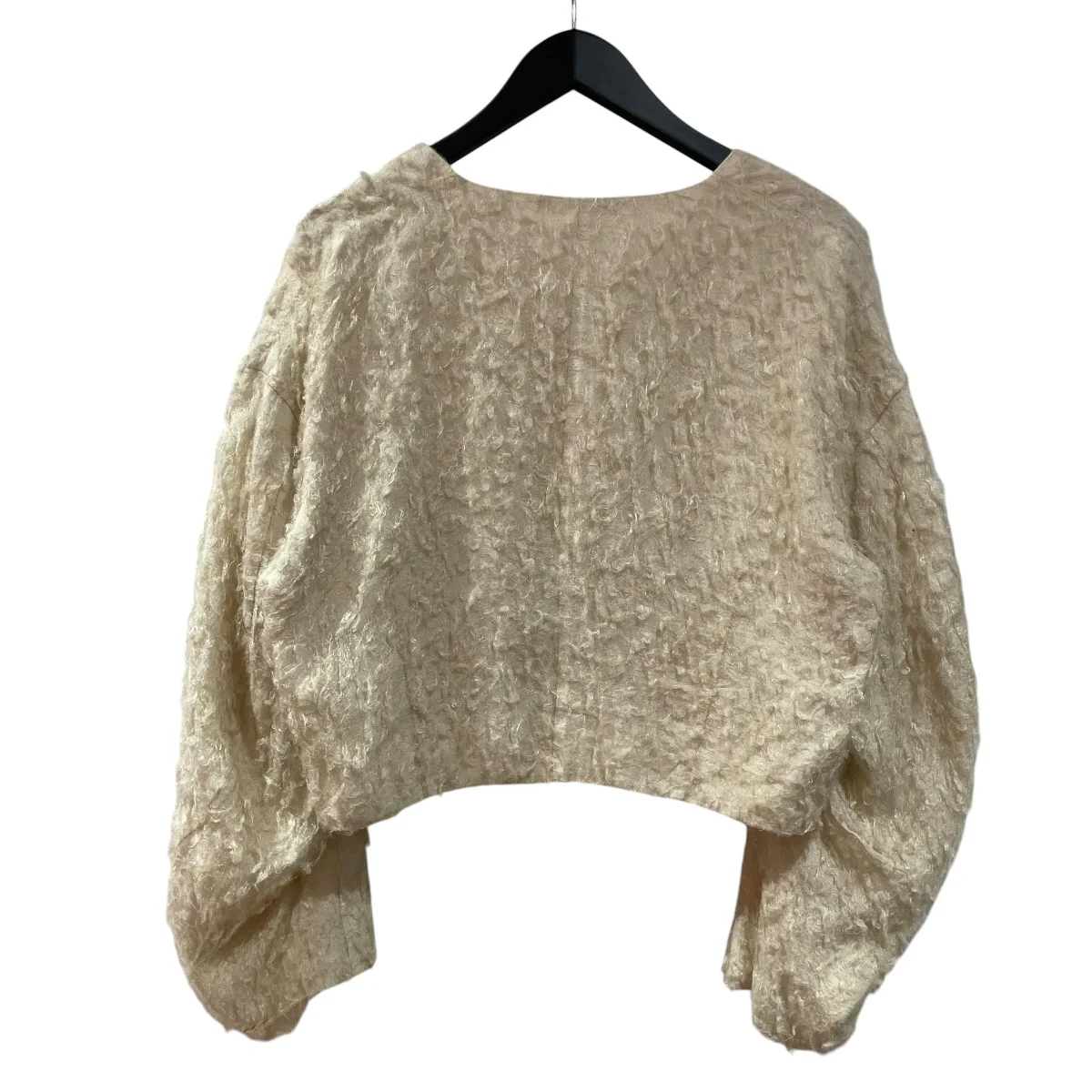 FEATHER SHELL BUTTON CARDIGAN短丈ジャケット17122-4002 - Image 2