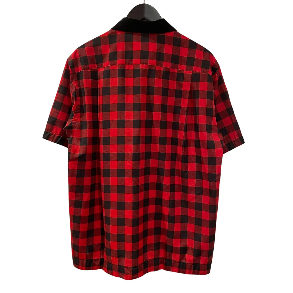 BUFFALO CHECK S S SHIRTSポリエステルオープンカラーシャツ22-02700M - Image 2