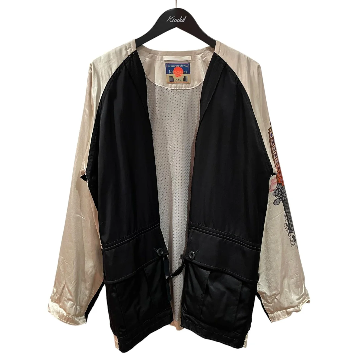 17SS半纏スカジャンノーカラージャケット945-72GJ218-2