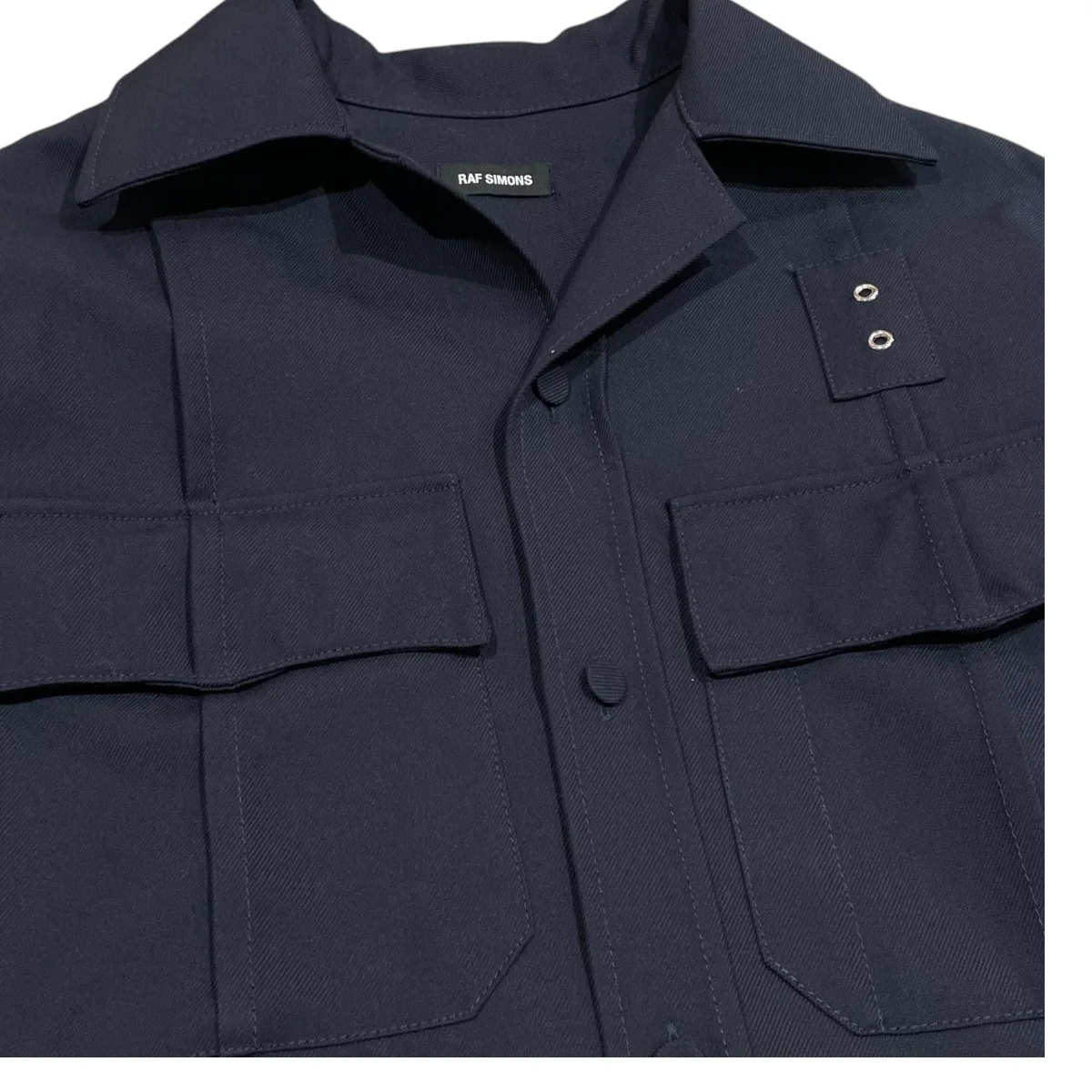 Oversized 2 Pockets Shirtsシャツジャケット172-205 - Image 3