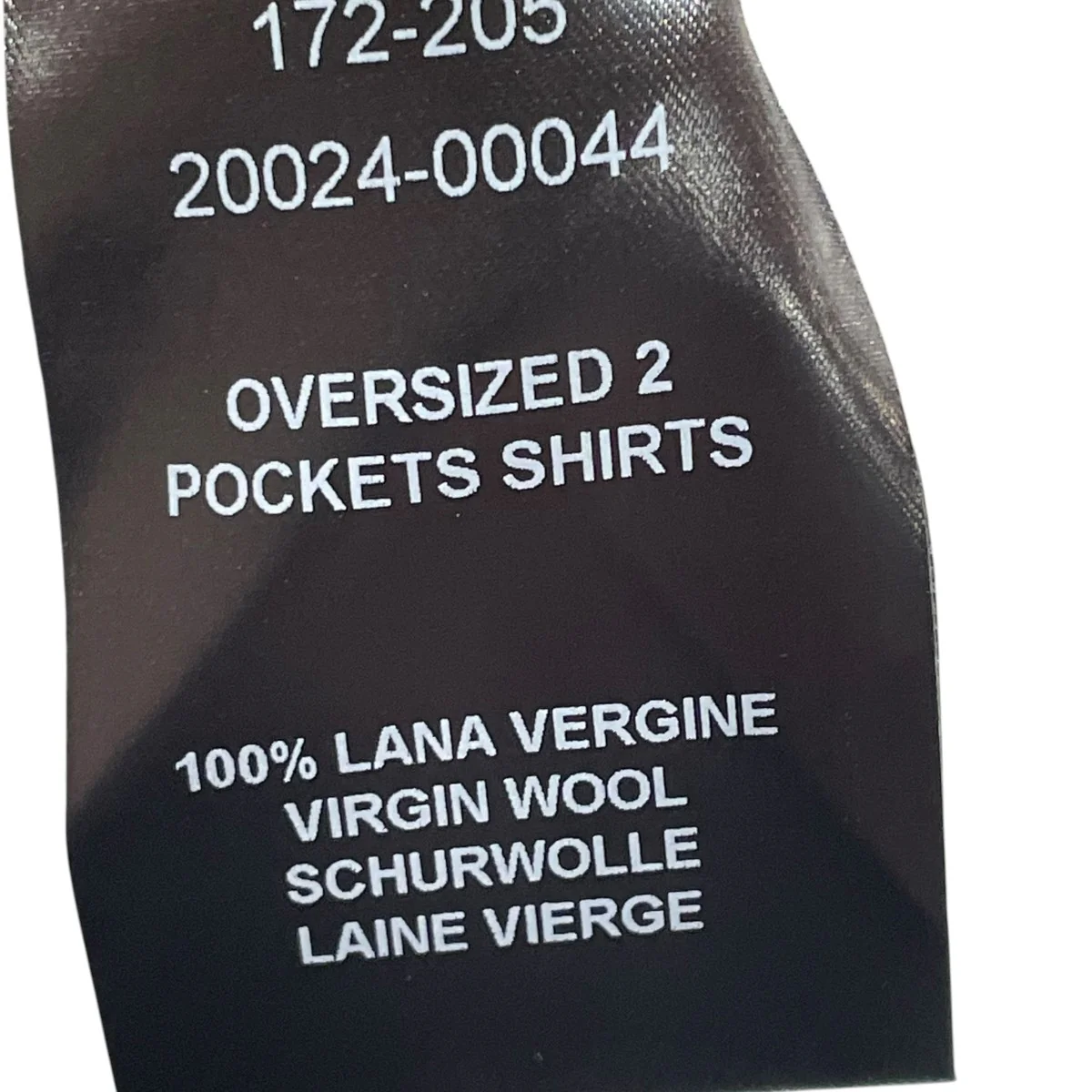 Oversized 2 Pockets Shirtsシャツジャケット172-205 - Image 6