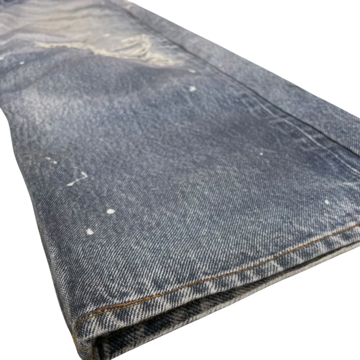 TROMPELOEIL LAYERED PANTSデニムパンツ - Image 4