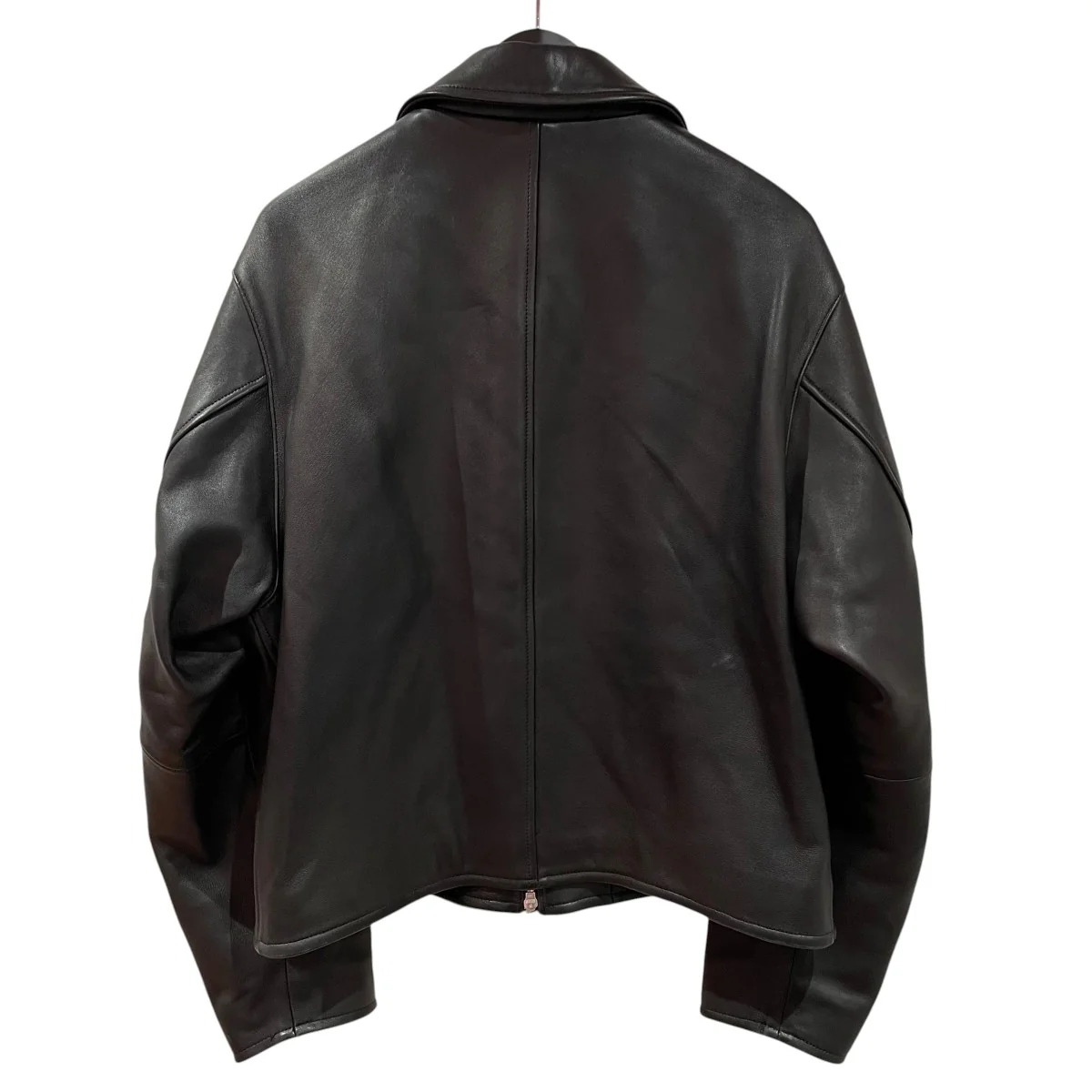 ラムレザー バイカー ジャケット UNISEXレザーブルゾン8886 6 000004 - Image 2