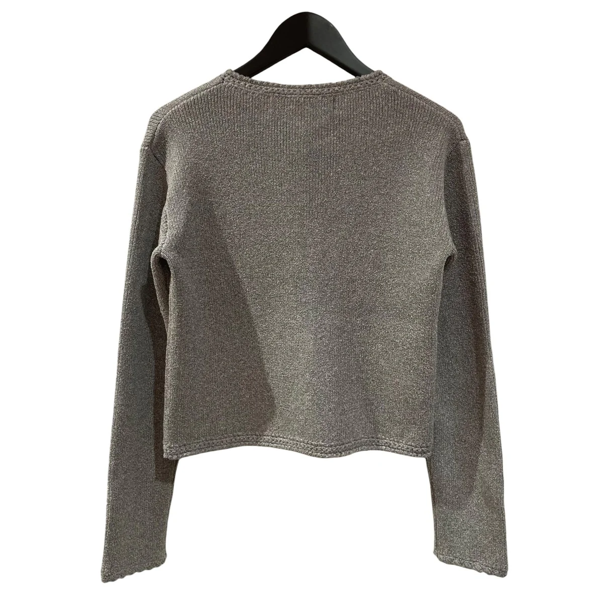BOUCLE KNIT JACKETノーカラージャケット25SMSNI09 - Image 2