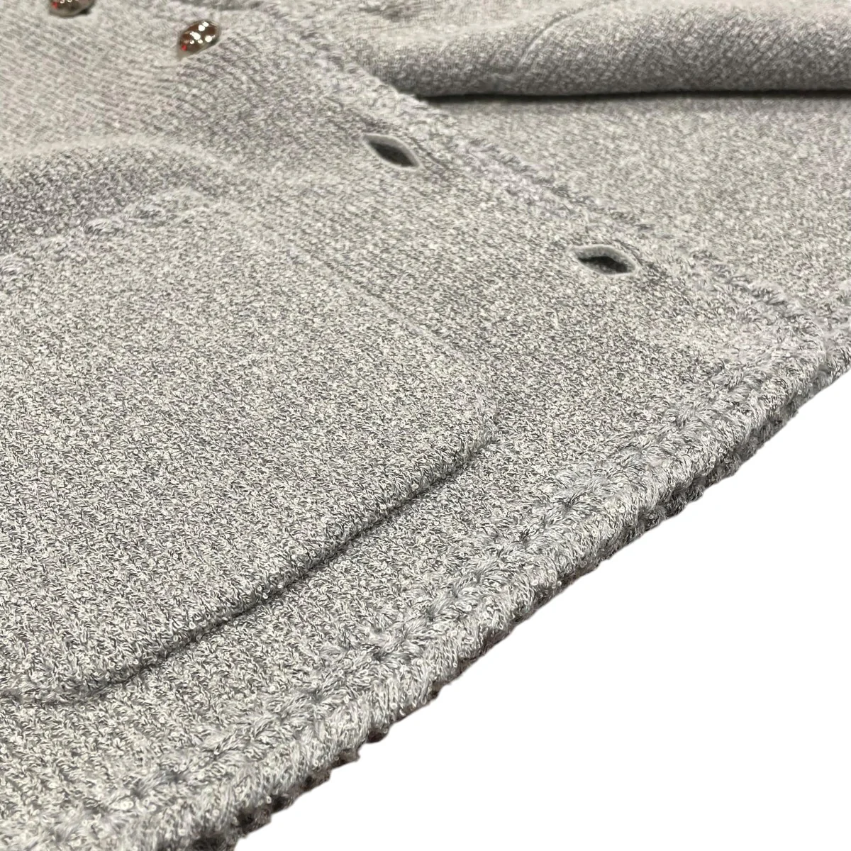 BOUCLE KNIT JACKETノーカラージャケット25SMSNI09 - Image 5