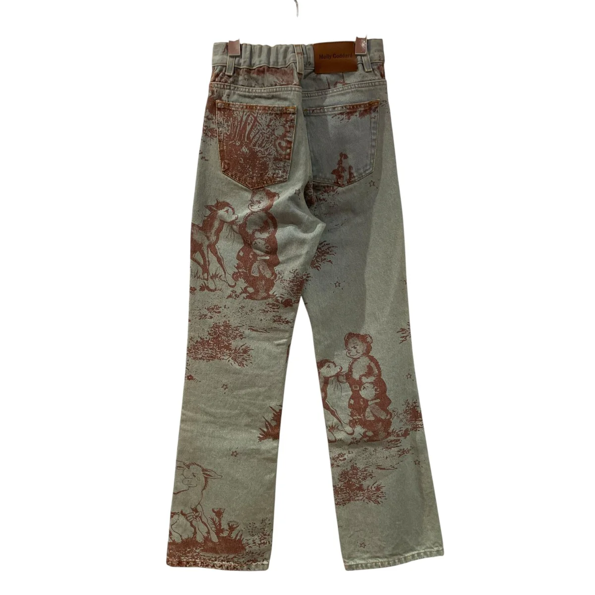 Dorianna fairy tale printed straight Jeansデニムパンツ - Image 2