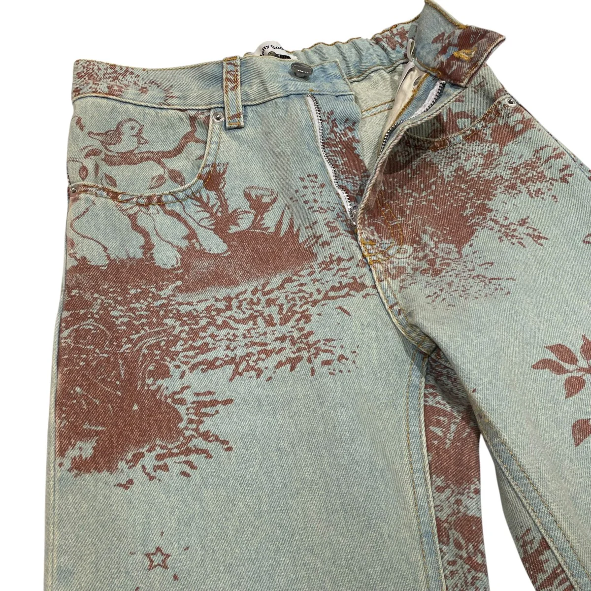 Dorianna fairy tale printed straight Jeansデニムパンツ - Image 3