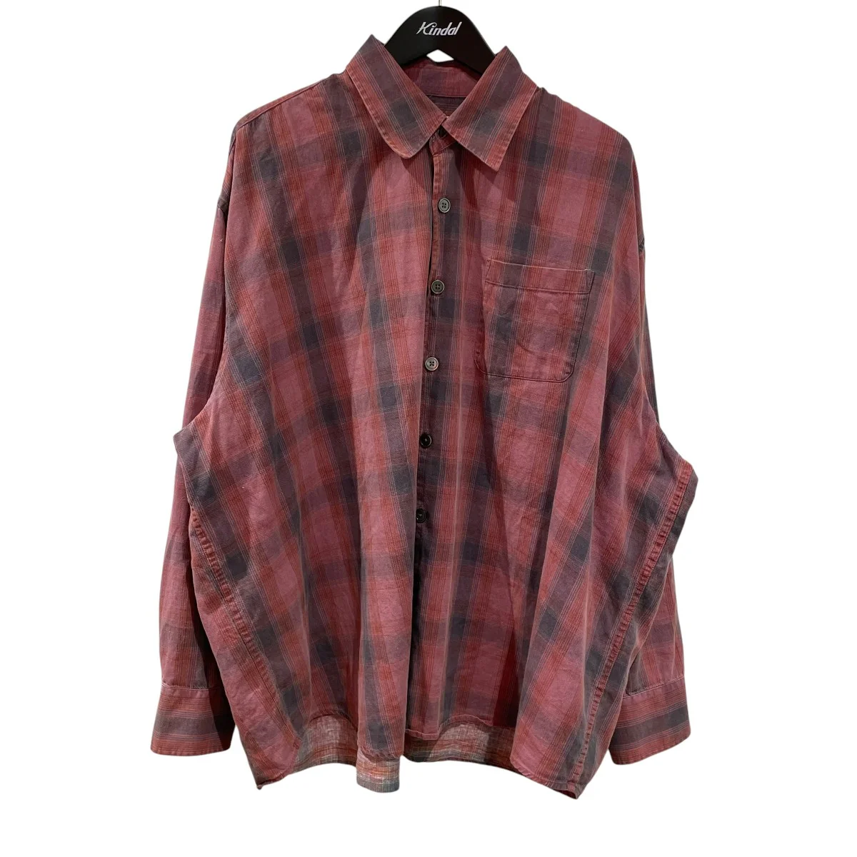 BORROWED SHIRT Idaho Flannel Check長袖シャツM4252BIDC