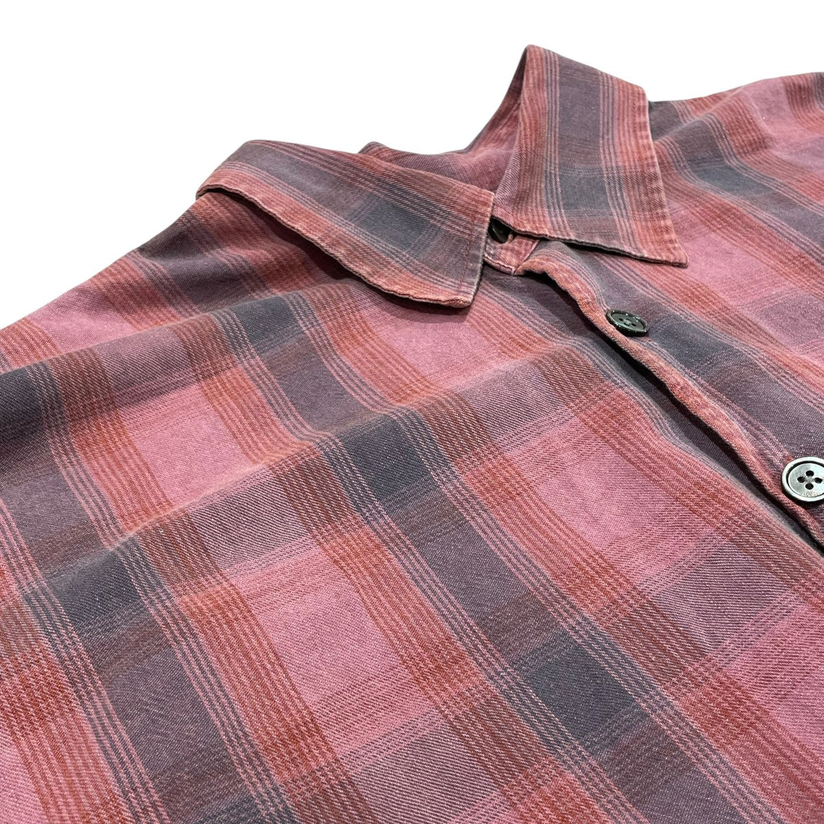 BORROWED SHIRT Idaho Flannel Check長袖シャツM4252BIDC - Image 3