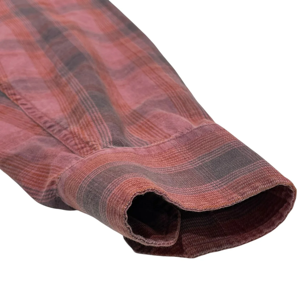 BORROWED SHIRT Idaho Flannel Check長袖シャツM4252BIDC - Image 4