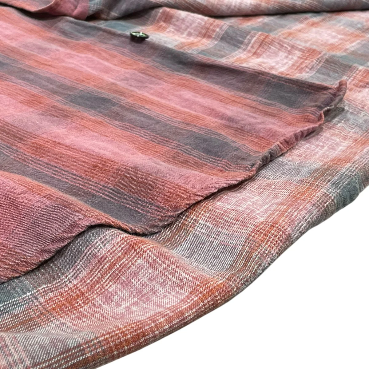 BORROWED SHIRT Idaho Flannel Check長袖シャツM4252BIDC - Image 5