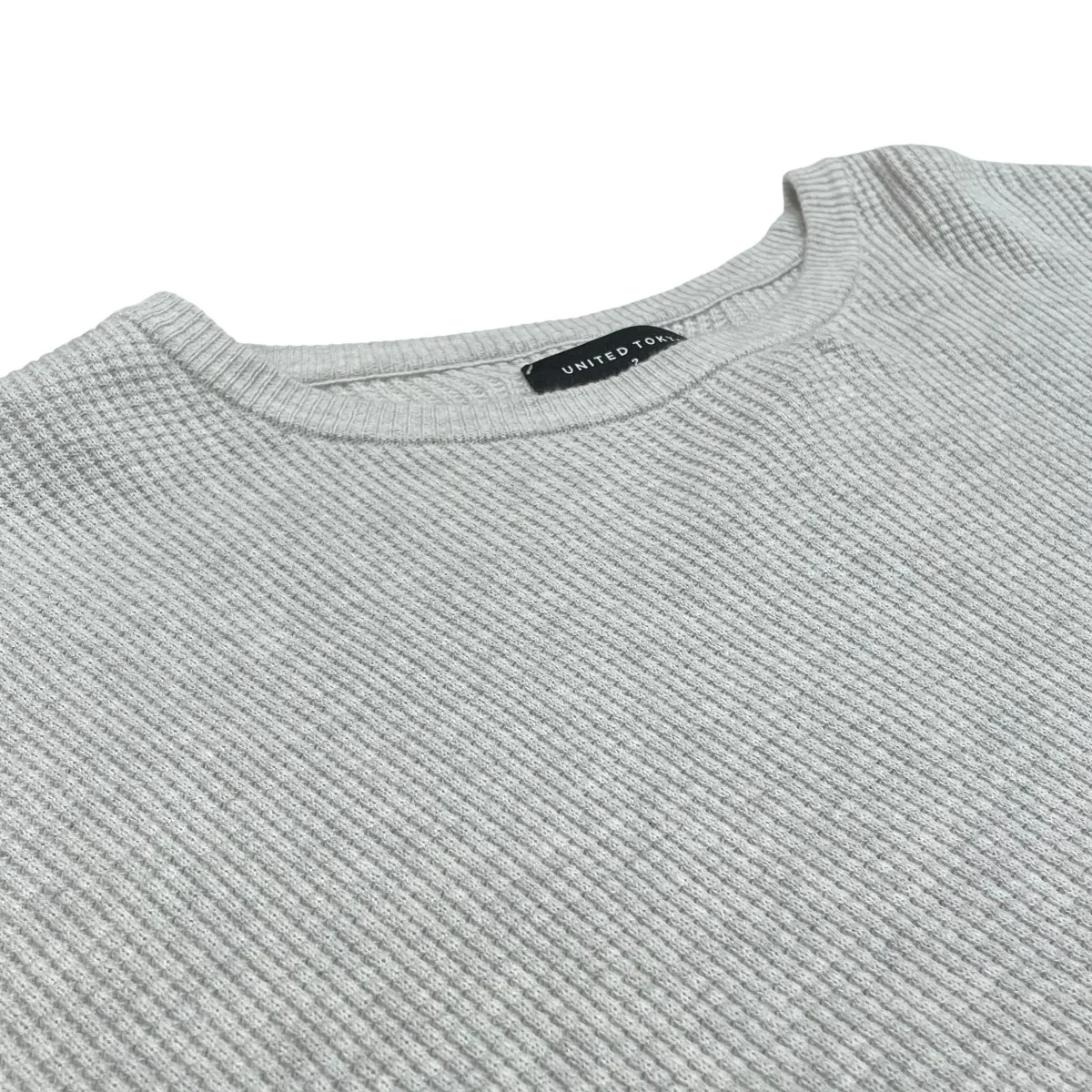 COTTON CASHMERE ワッフルニットサーマルカットソー135230002 - Image 3