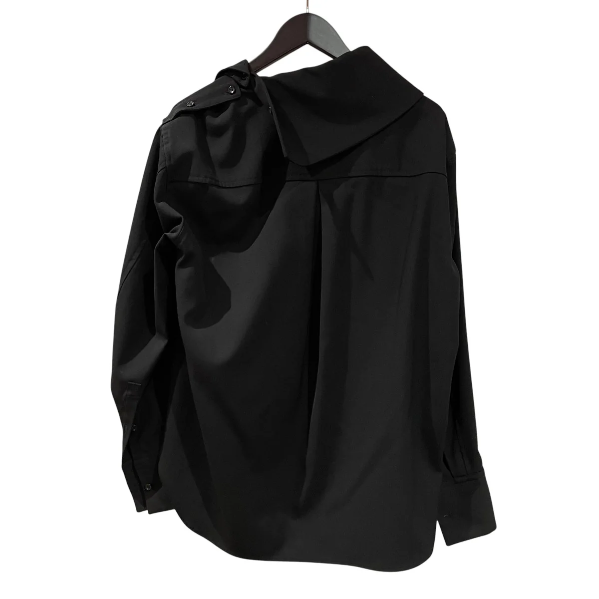 Viscose Wool Big Collar Shirt長袖シャツ125500017 - Image 2