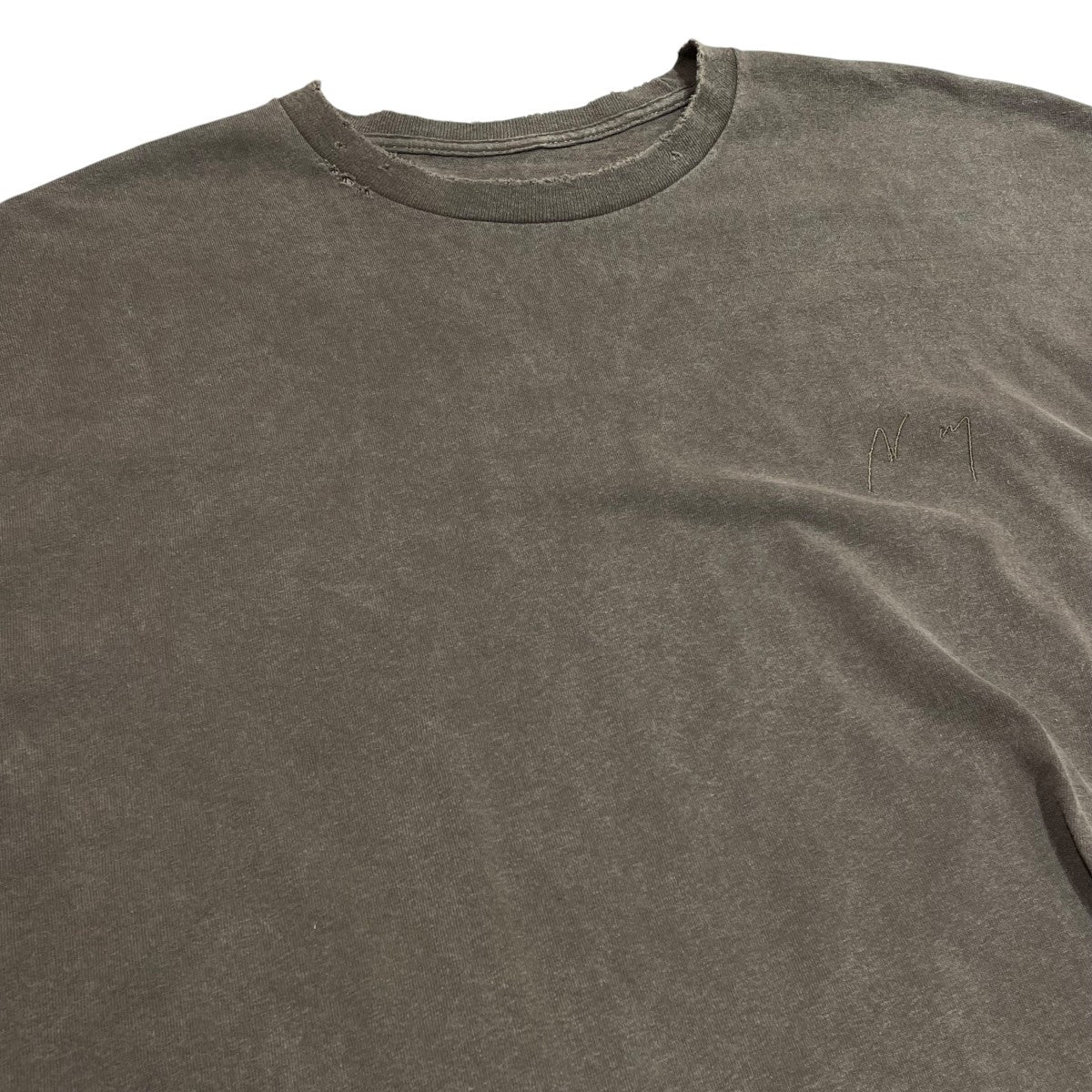 EMBROIDERY DYED LS T-SHIRT長袖カットソー - Image 3