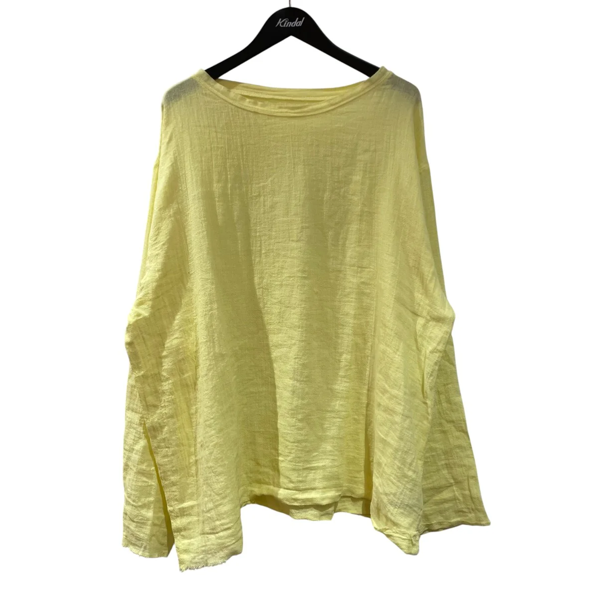 BIO WASH PULLOVERガーゼシャツ25070042902320