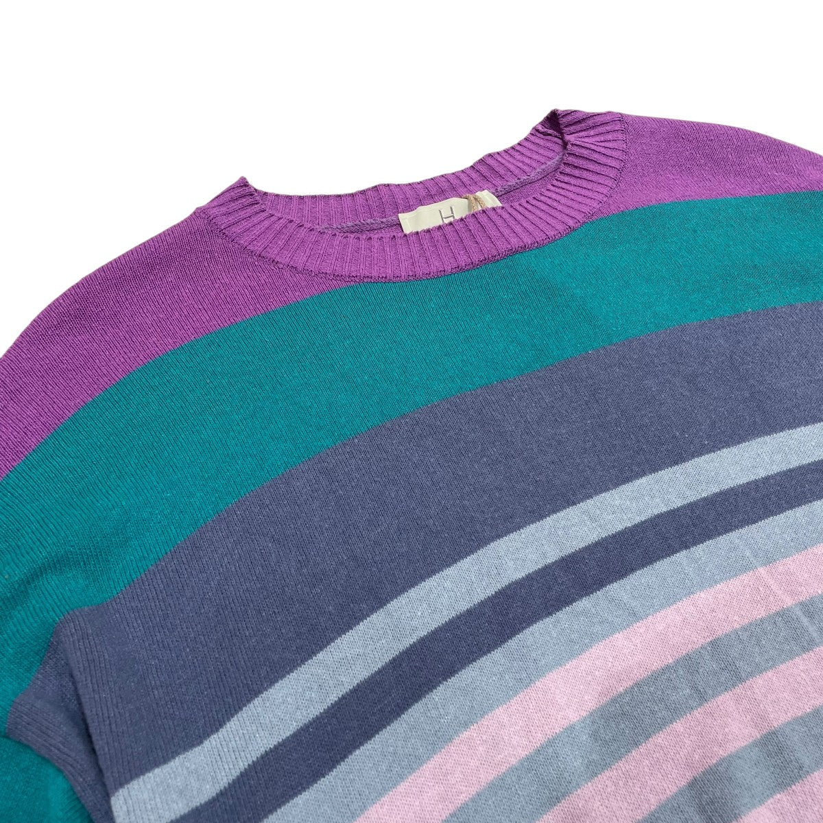 26SSSilk border deadstock Sweater薄手ニット26-080-HL-8150-10 - Image 3