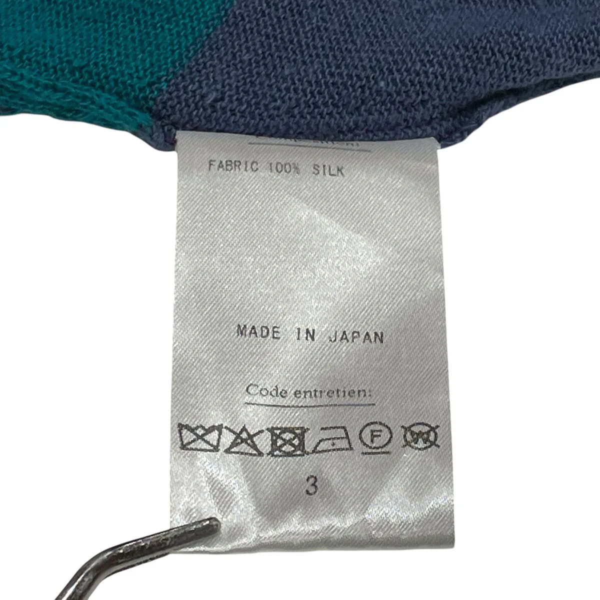 26SSSilk border deadstock Sweater薄手ニット26-080-HL-8150-10 - Image 7
