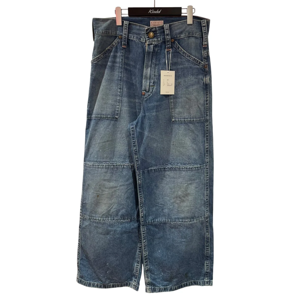 26SSJuvenile work pants type3 ダメージ加工デニムパンツJ0067