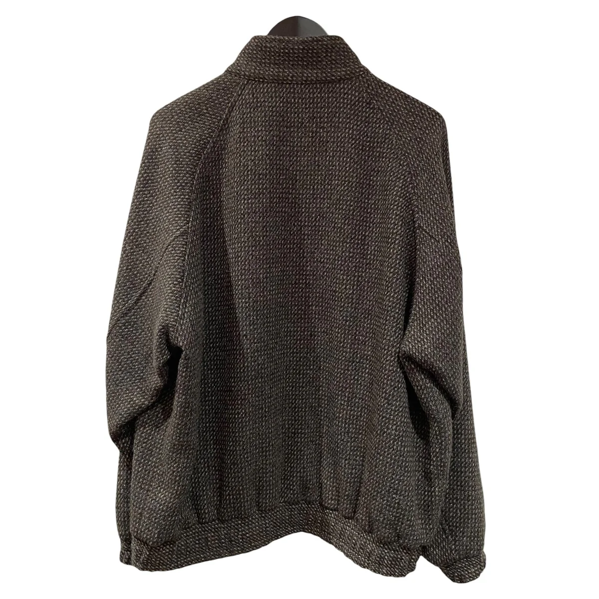ALPACA WOOL SILK TWEED ZIP BLOUSONジップジャケットa25ab03ls - Image 2