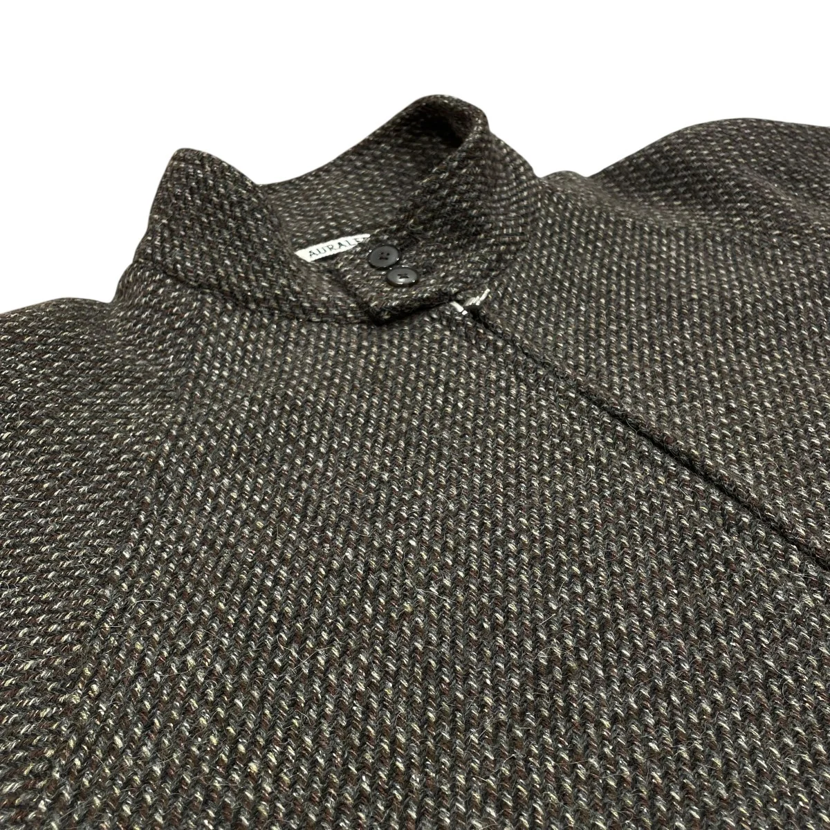 ALPACA WOOL SILK TWEED ZIP BLOUSONジップジャケットa25ab03ls - Image 3