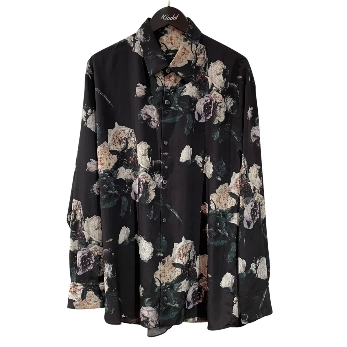 FLOWER BIG SHIRTS総柄長袖シャツ2323-103